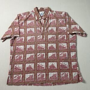 Dietrich Varez by Reyn Spooner Hawaiian Pattern Mens XXL Button Down Shirt
